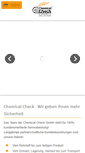 Mobile Screenshot of chemical-check.com